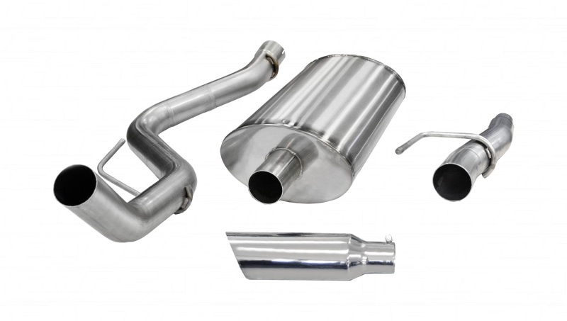 Ford F-150 Performance Exhaust - Single Side Exit - CORSA Performance - Cat-Back Sport - Polished - `11-`14 Ford F-150 Performance Exhaust - Single Side Exit - CORSA Performance - Cat-Back Sport - Polished - `11-`14
